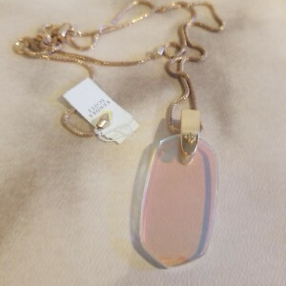 Kendra Scott Dichroic Glass Pendant Necklace - Picture 4 of 9